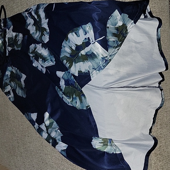 ININ, WOMENS SZ L  FAUX WRAP SUMMER DRESS NEW BEAUTIFUL DRESS. HIGH LOW HEM - Picture 6 of 8